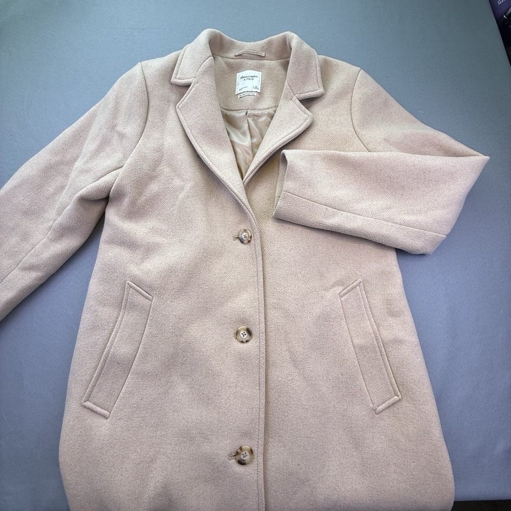 Abercrombie & Fitch Tan Trench Coat - Picture 5 of 10